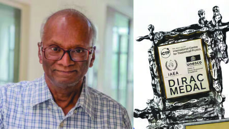 Prof Deepak Dhar Awarded 2026 Dirac Medal